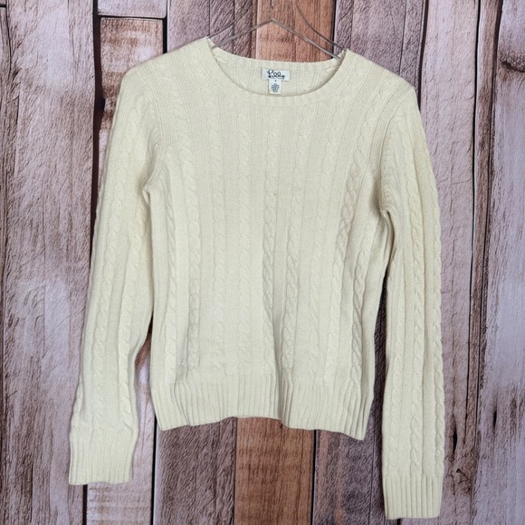 Lilly Pulitzer Sweaters - Lilly Pulitzer Sweater Cable Knit Cashmere Preppy Cozy Classic Cottage Small